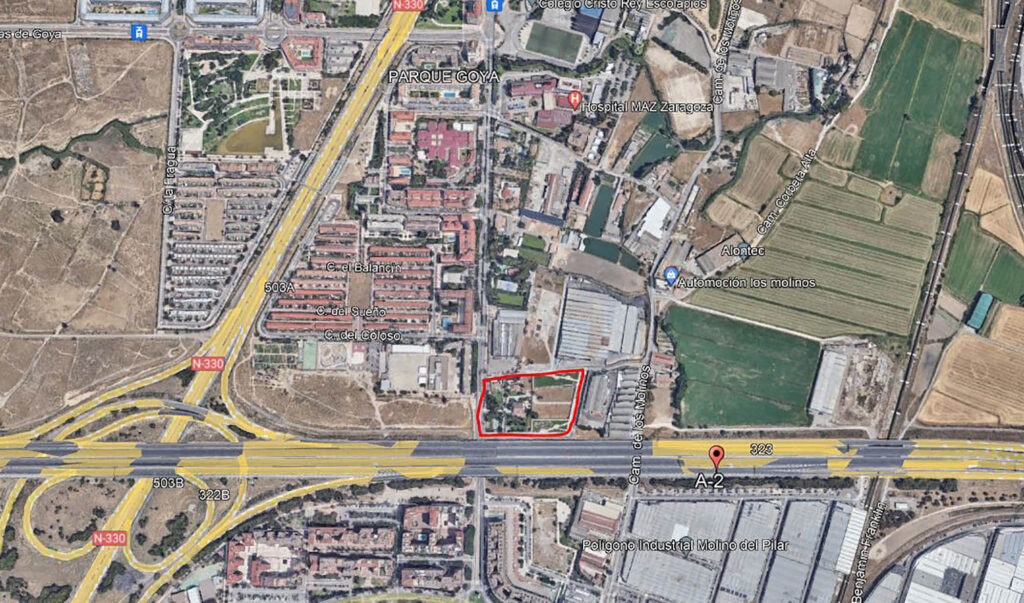 Plan Especial y Reparcelación Area de Intervención F-83-03 (Zaragoza)