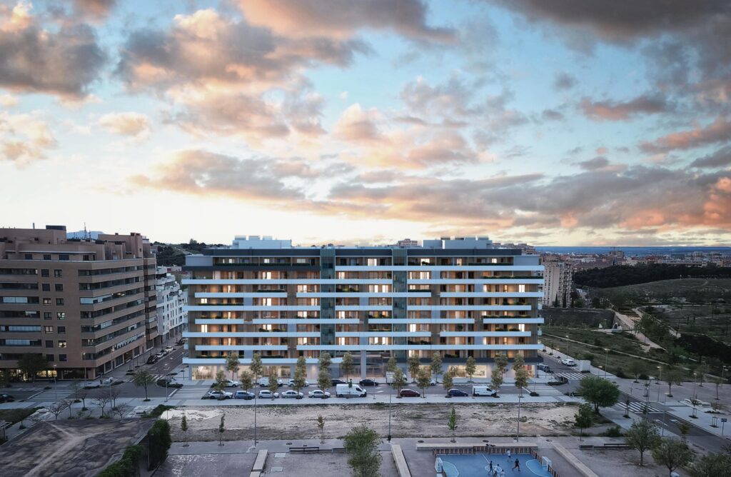 ICONIQ. Edificio de 240 viviendas en Parque Venecia.
